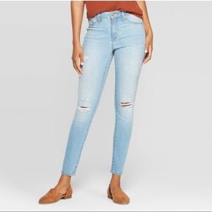 Universal Thread High-Rise Distressed Jeggings